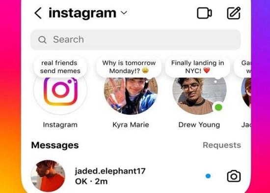 Instagram không có Ghi chú, đi tìm sao ta?