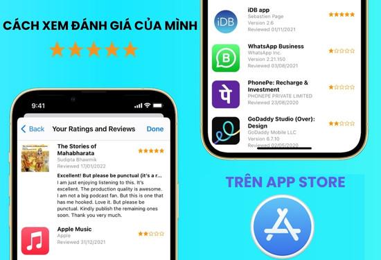 Cách xem đánh giá của mình trên App Store iPhone và Macbook