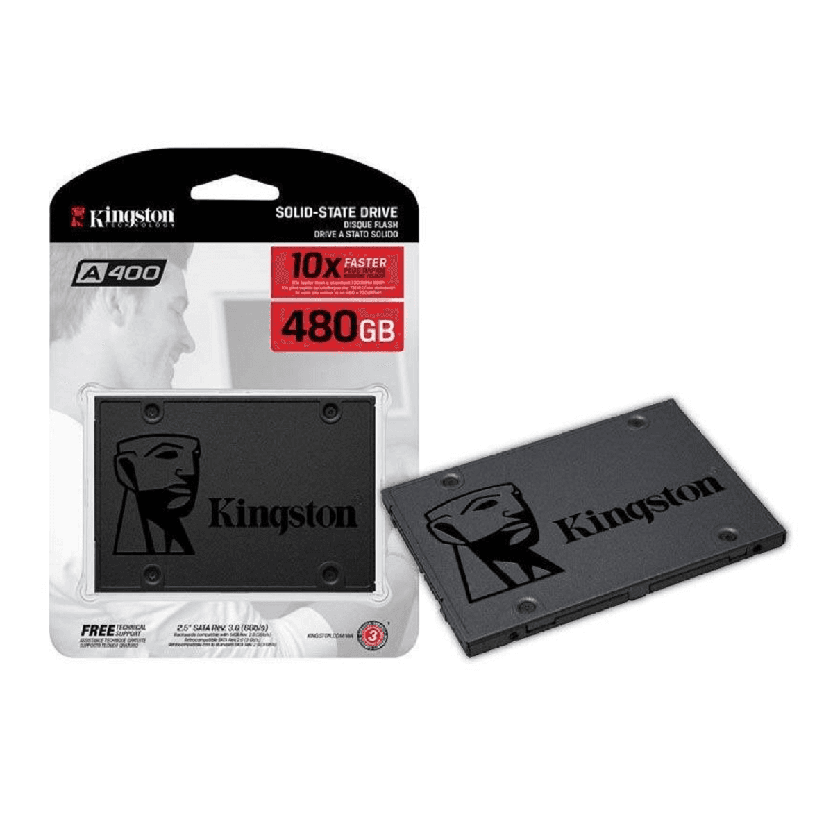 Thay ổ cứng SSD 480Gb Kingston A400 Sata III