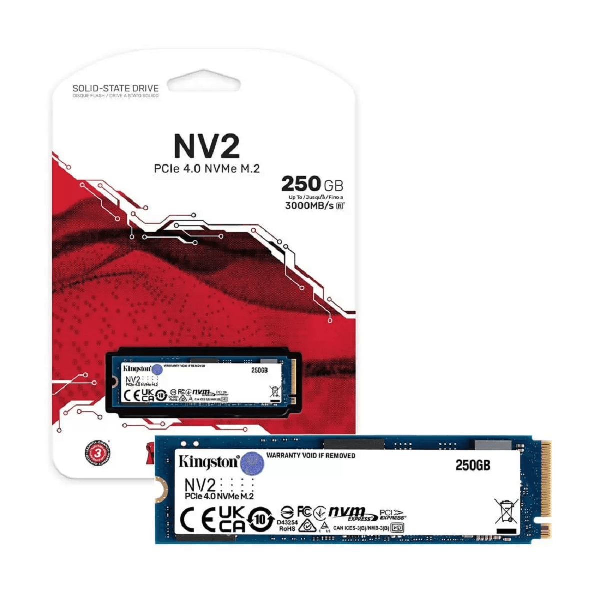 Thay ổ cứng SSD Kingston 250Gb NV2 PCIe Gen4x4 NVMe M.2 (SNV2S/250G)