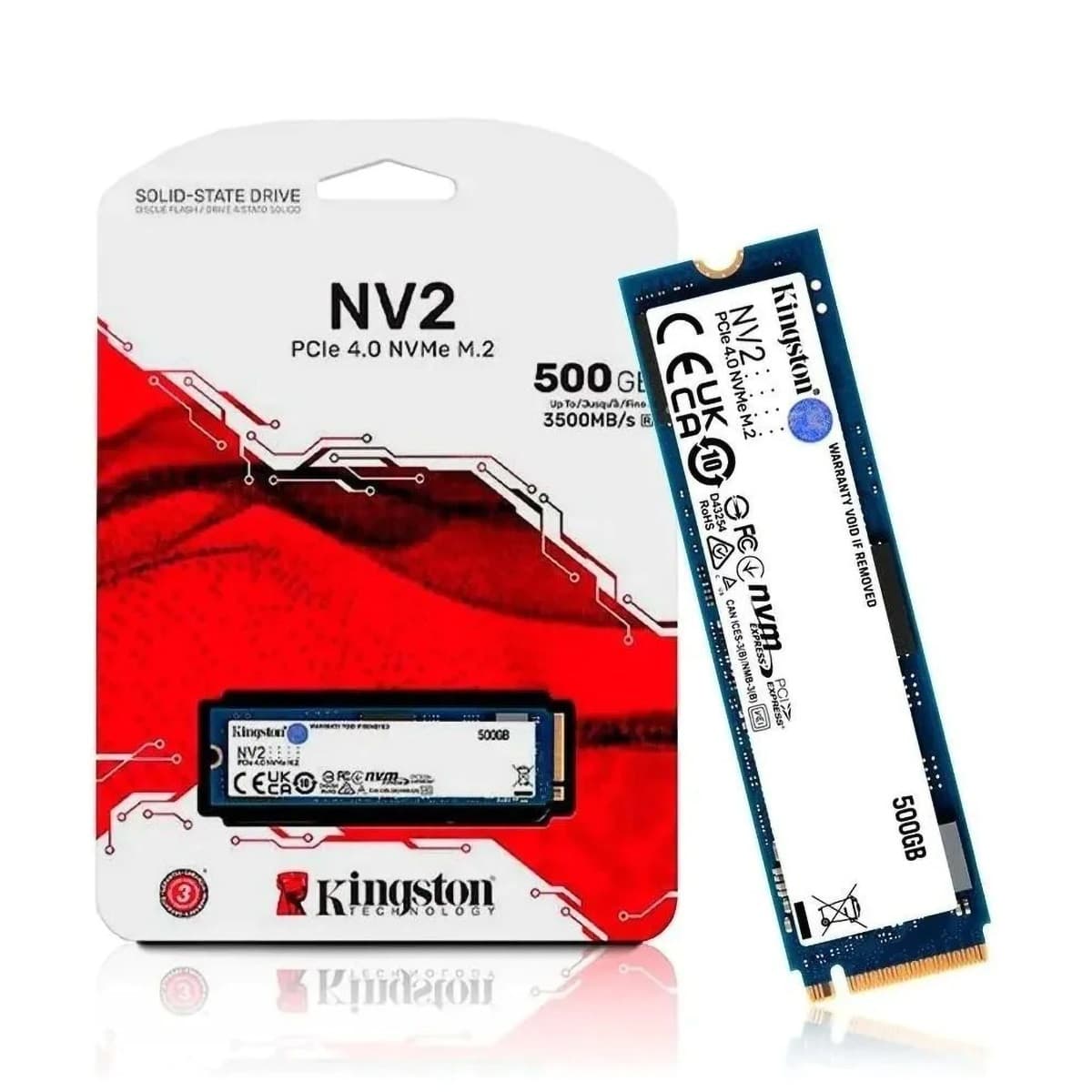 Thay ổ cứng SSD Kingston 500Gb NV2 PCIe Gen4x4 NVMe M.2 (SNV2S/500G)