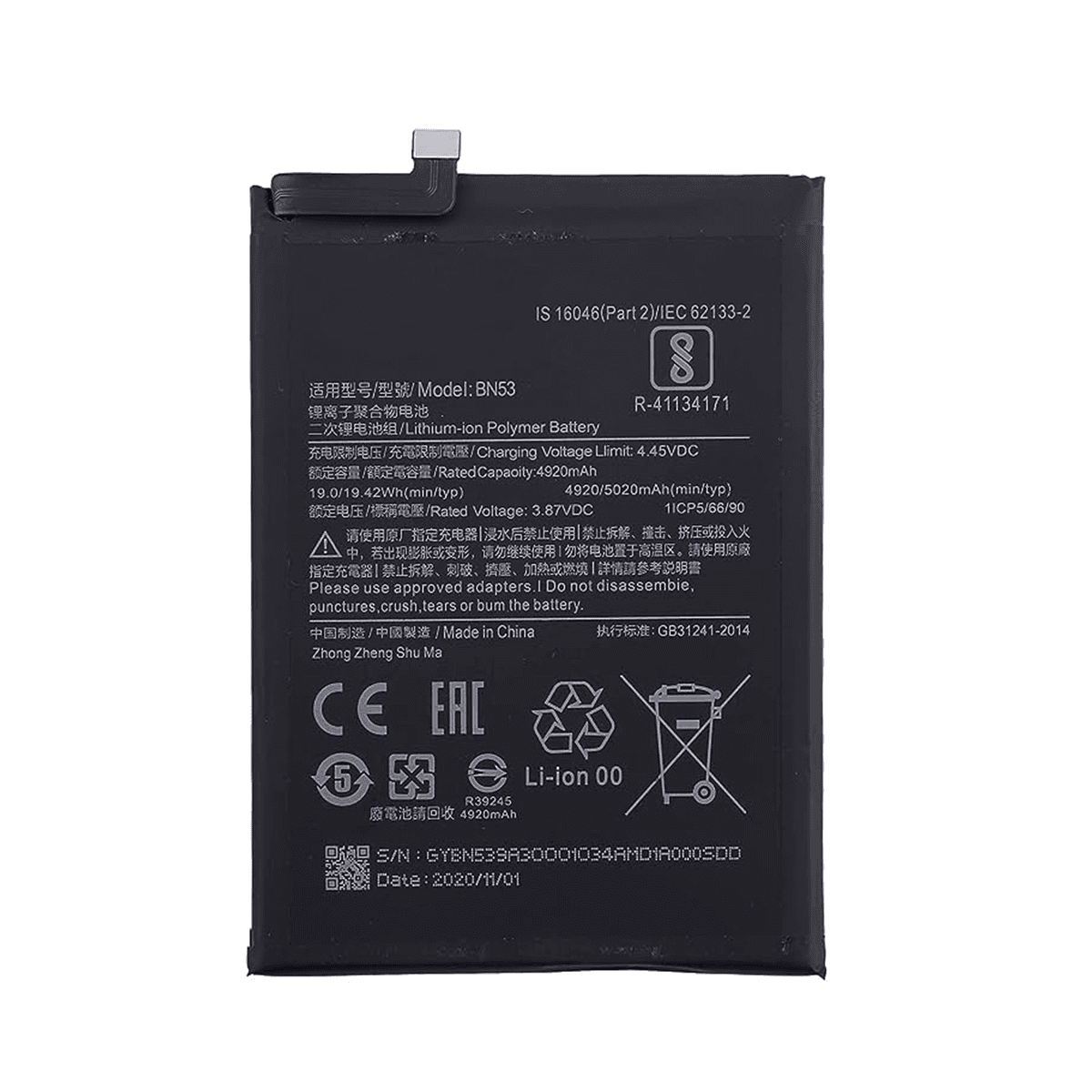 Thay pin Xiaomi Redmi Note 10 Pro