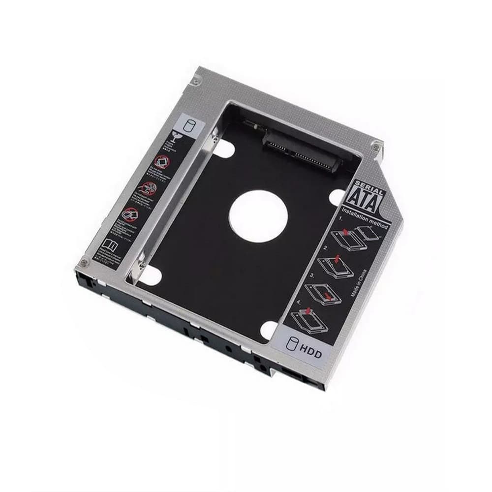 Thay Caddy Bay Dày (127mm) thay thế DVD để gắn thêm HDD/SSD