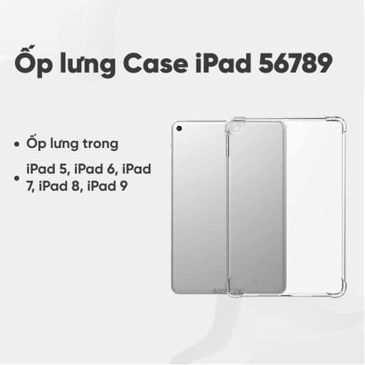 Ốp lưng Case iPad 56789