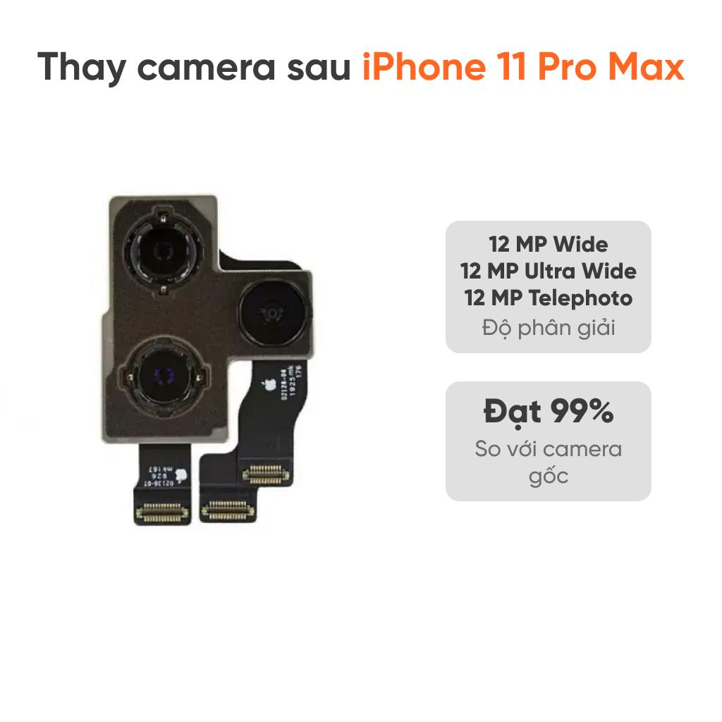 Thay camera sau iPhone 11 Pro Max