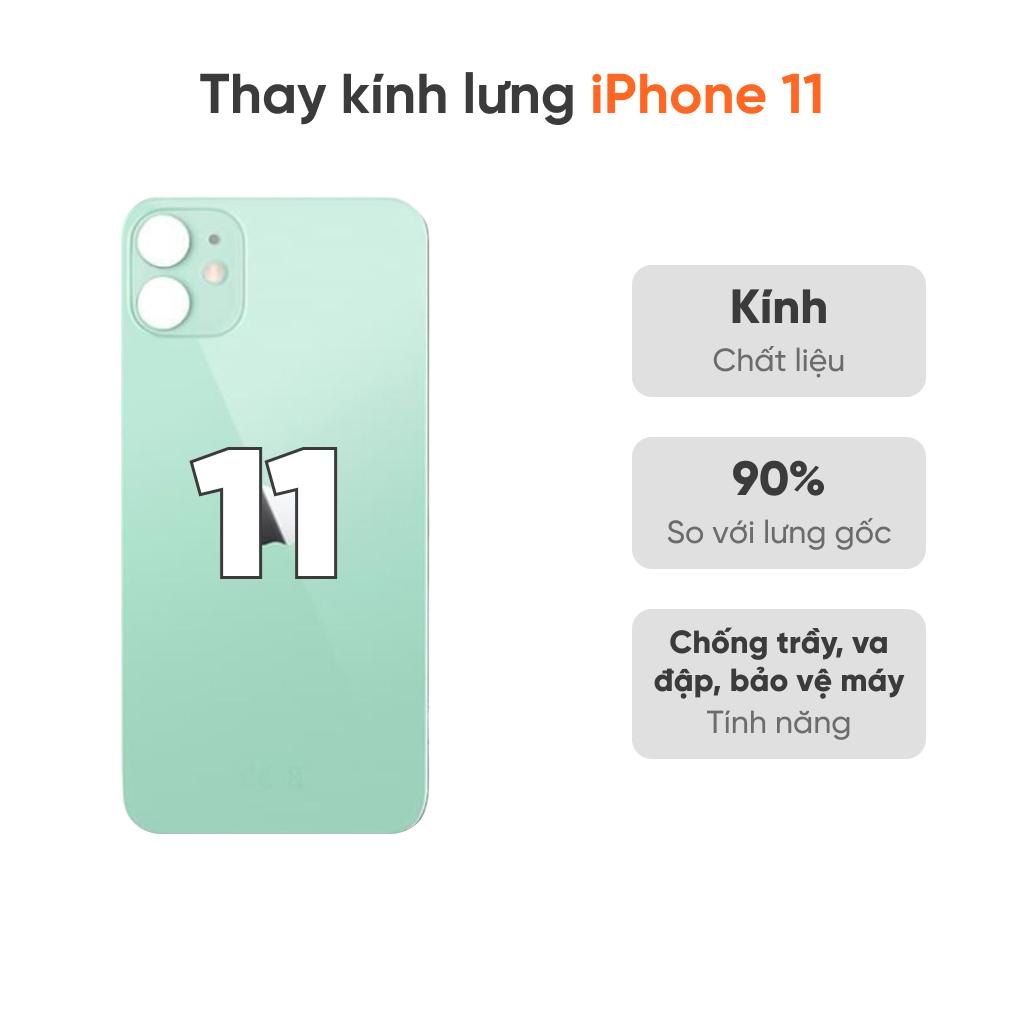 Thay kính lưng iPhone 11