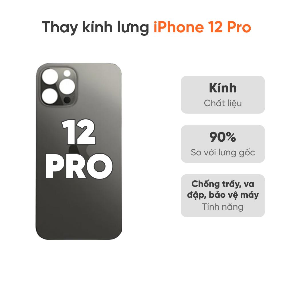Thay kính lưng iPhone 12 Pro