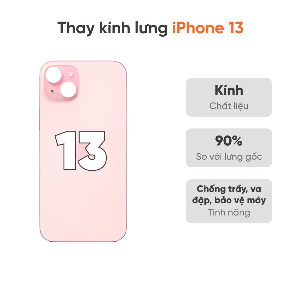 Thay kính lưng iPhone 13