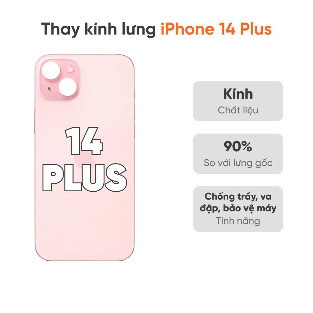 Thay kính lưng iPhone 14 Plus