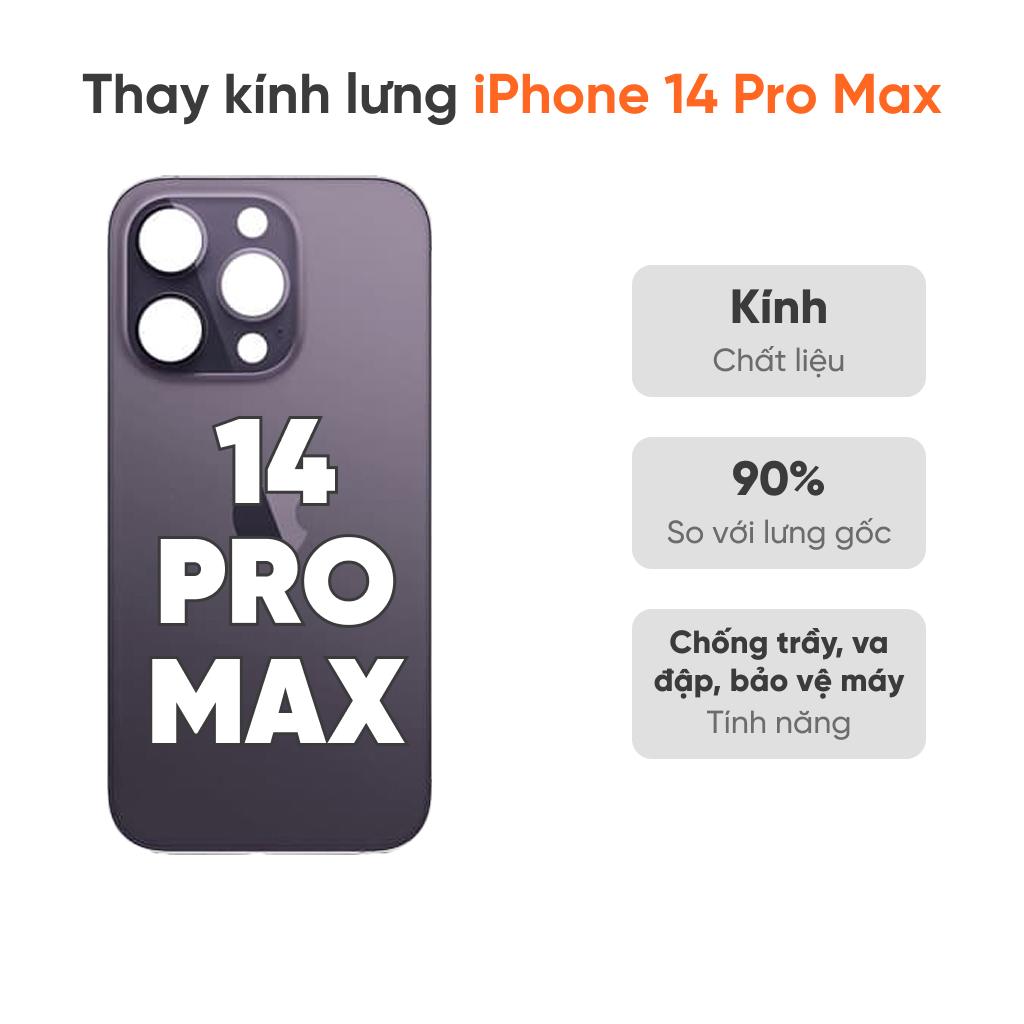 Thay kính lưng iPhone 14 Pro Max