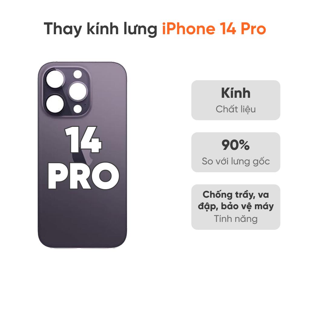 Thay kính lưng iPhone 14 Pro