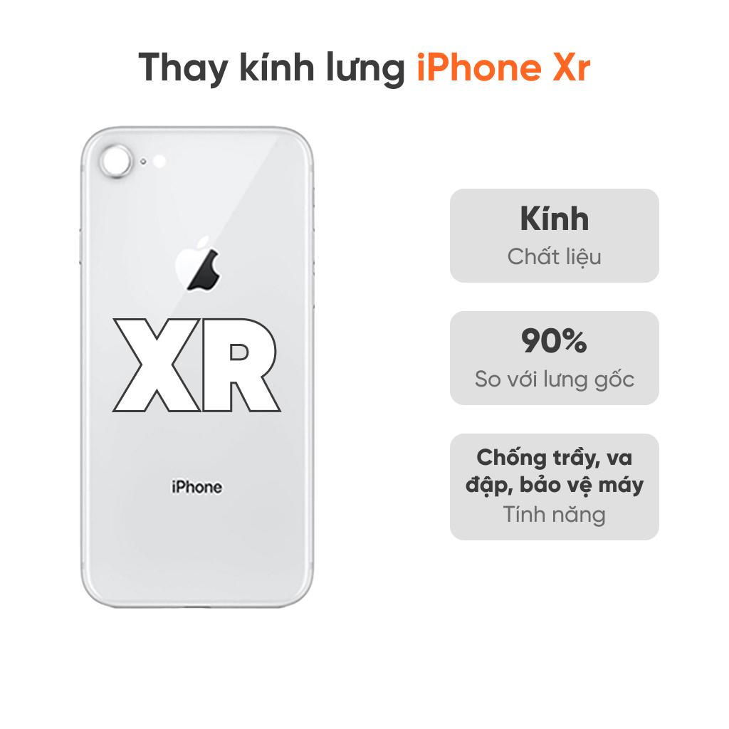 Thay kính lưng iPhone Xr