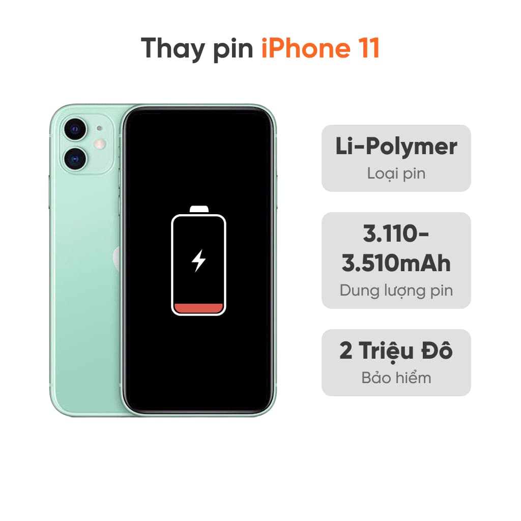 Thay pin iPhone 11
