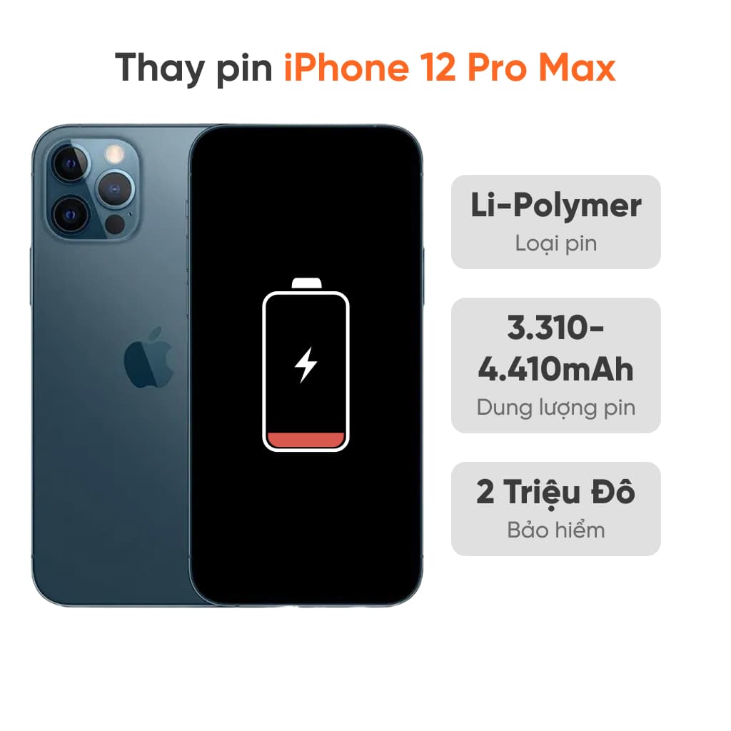 Thay pin iPhone 12 Pro Max