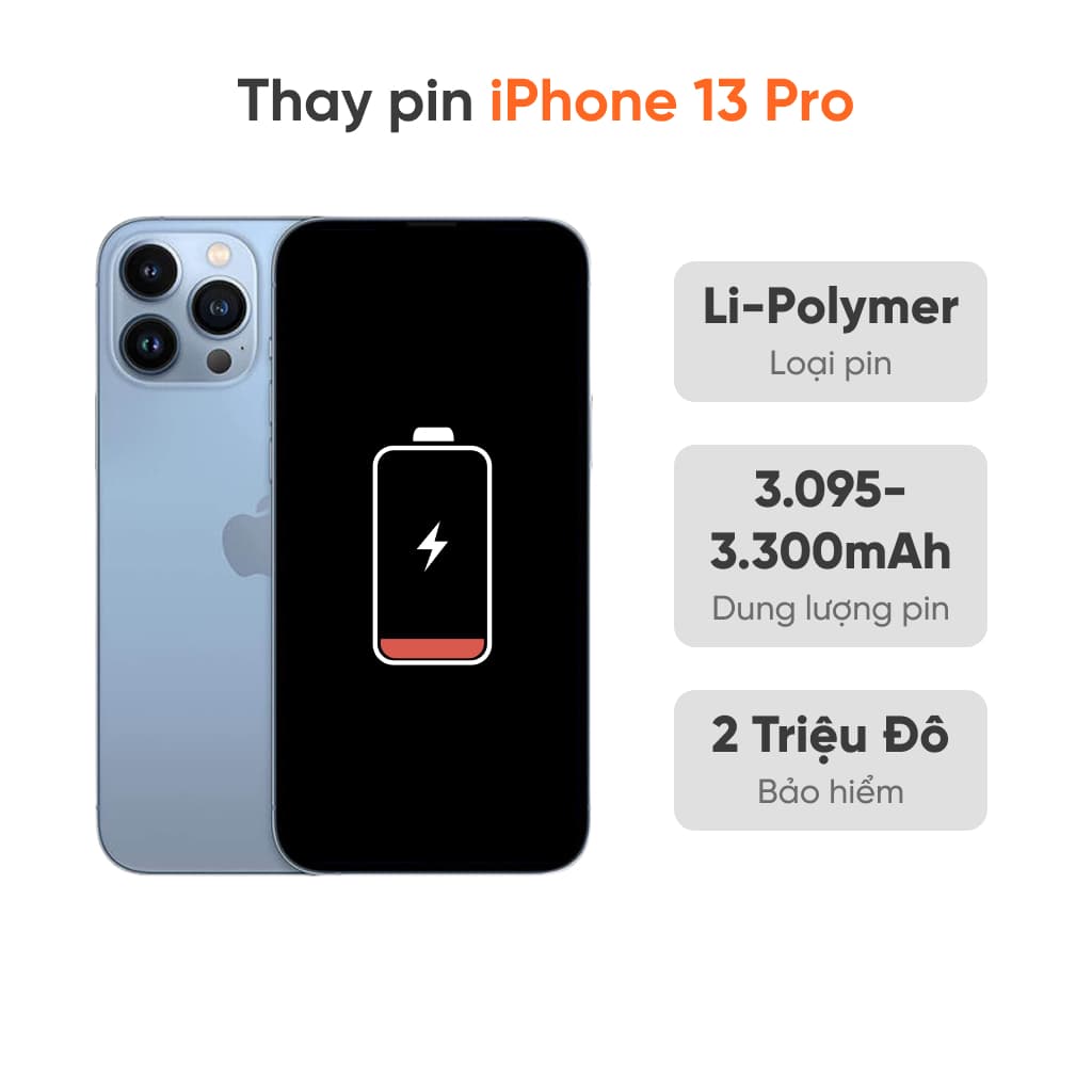 Thay pin iPhone 13 Pro