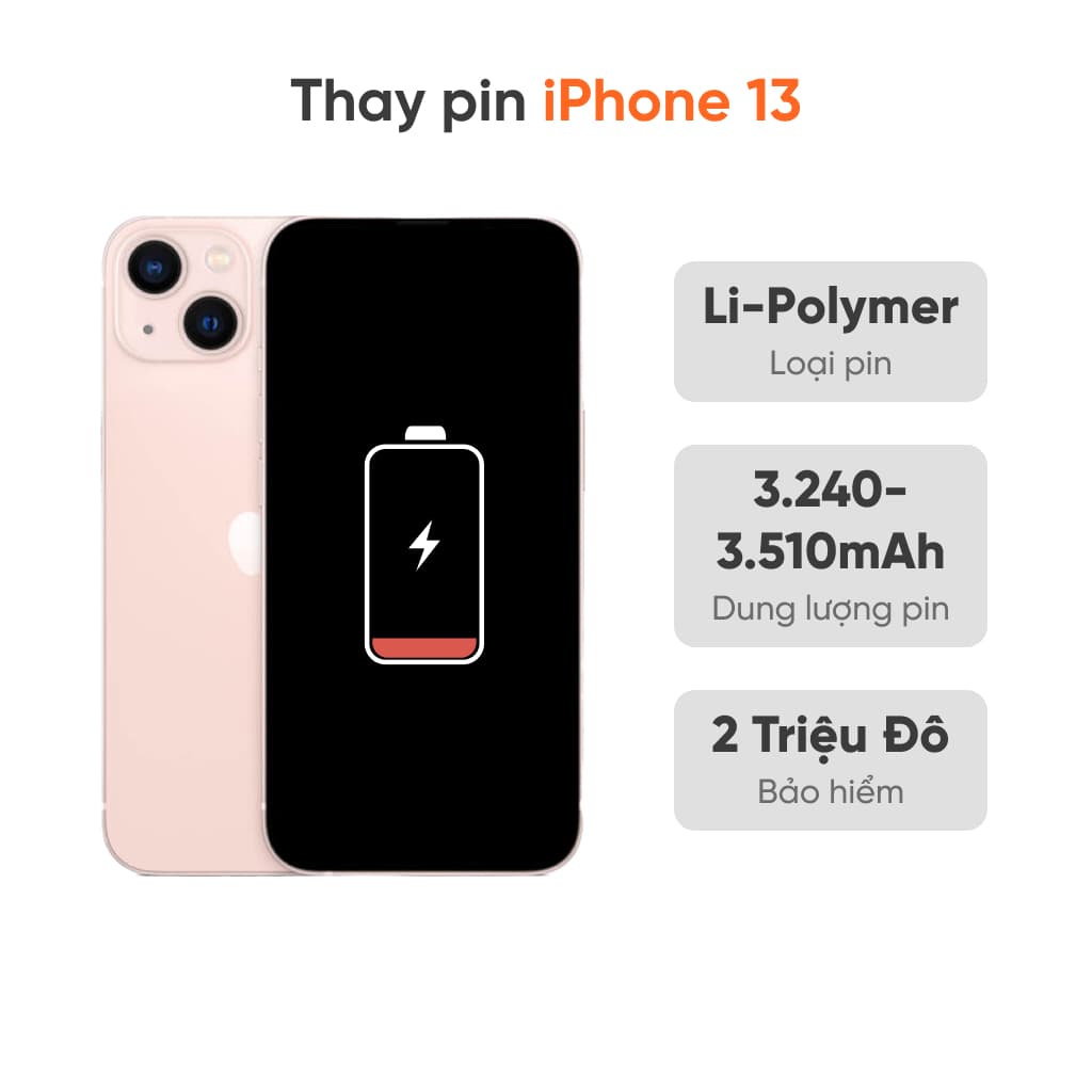 Thay pin iPhone 13
