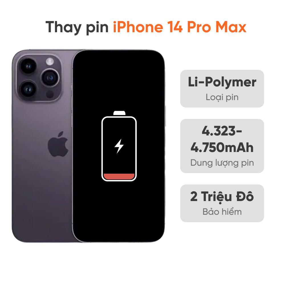 Thay pin iPhone 14 Pro Max