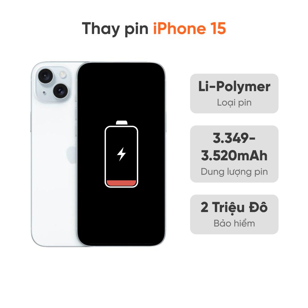 Thay pin iPhone 15