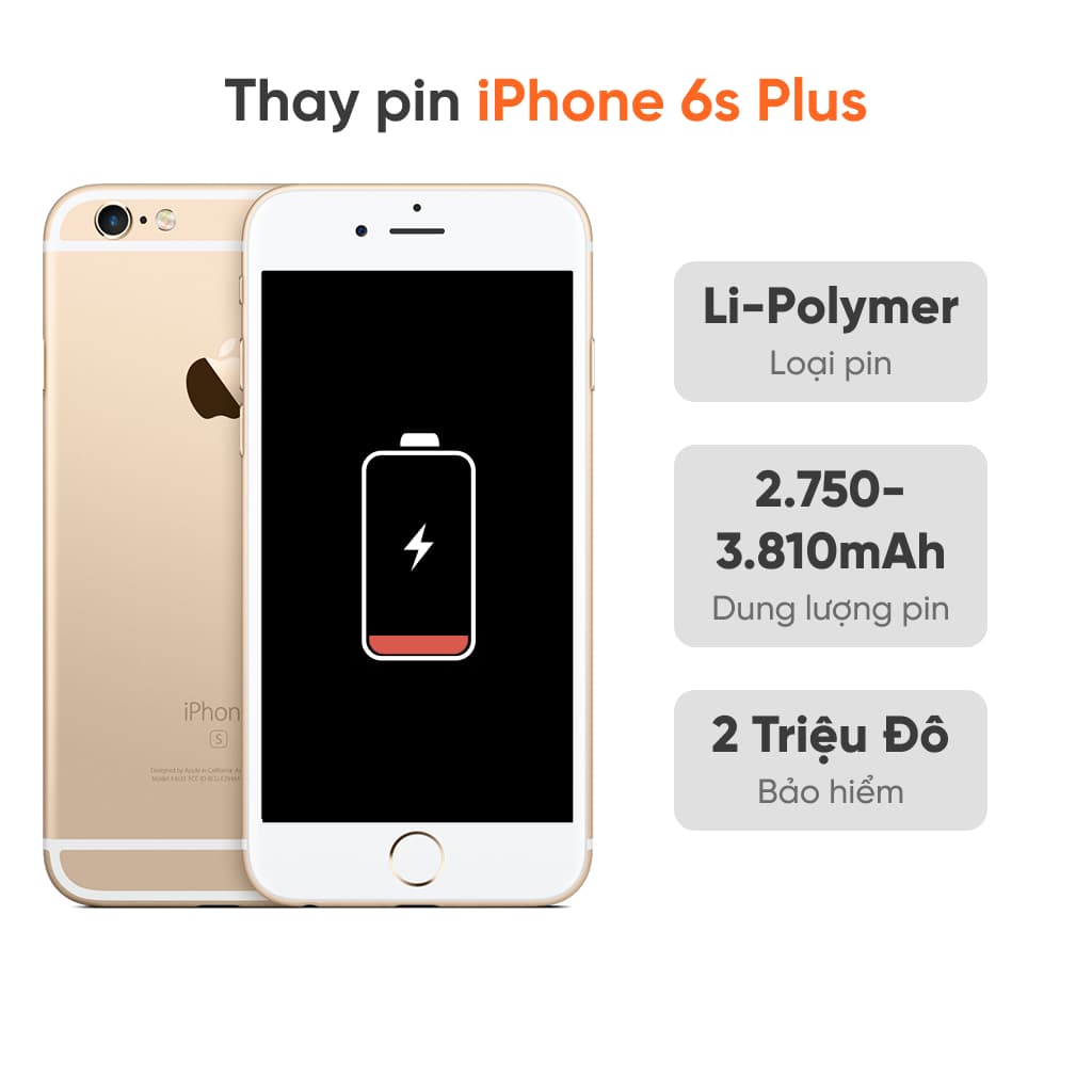 Thay pin iPhone 6s Plus