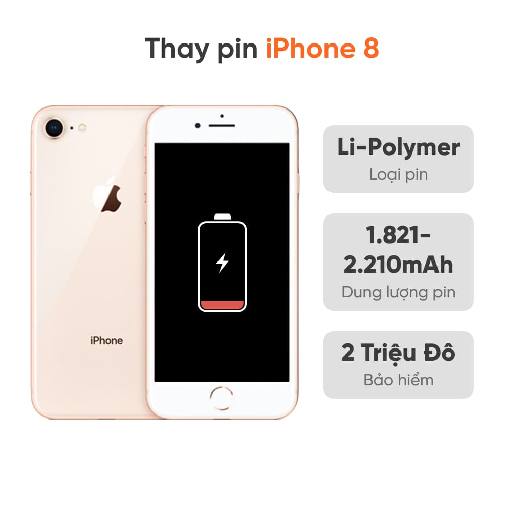 Thay pin iPhone 8