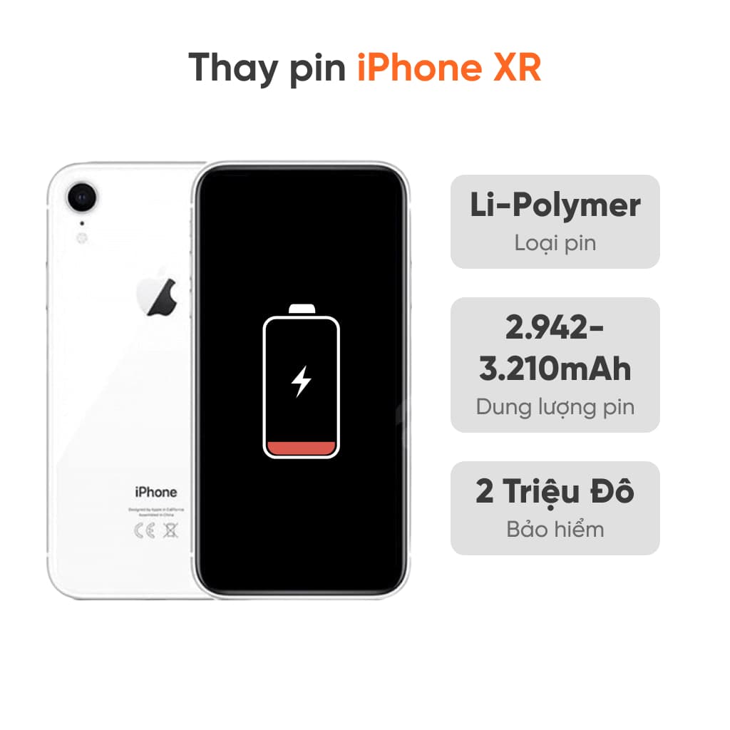 Thay pin iPhone XR