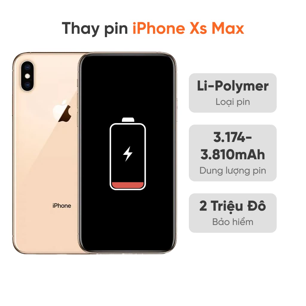 Thay pin iPhone Xs Max