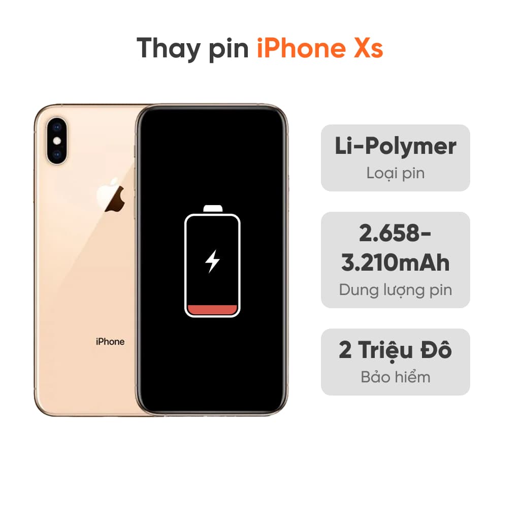 Thay pin iPhone Xs