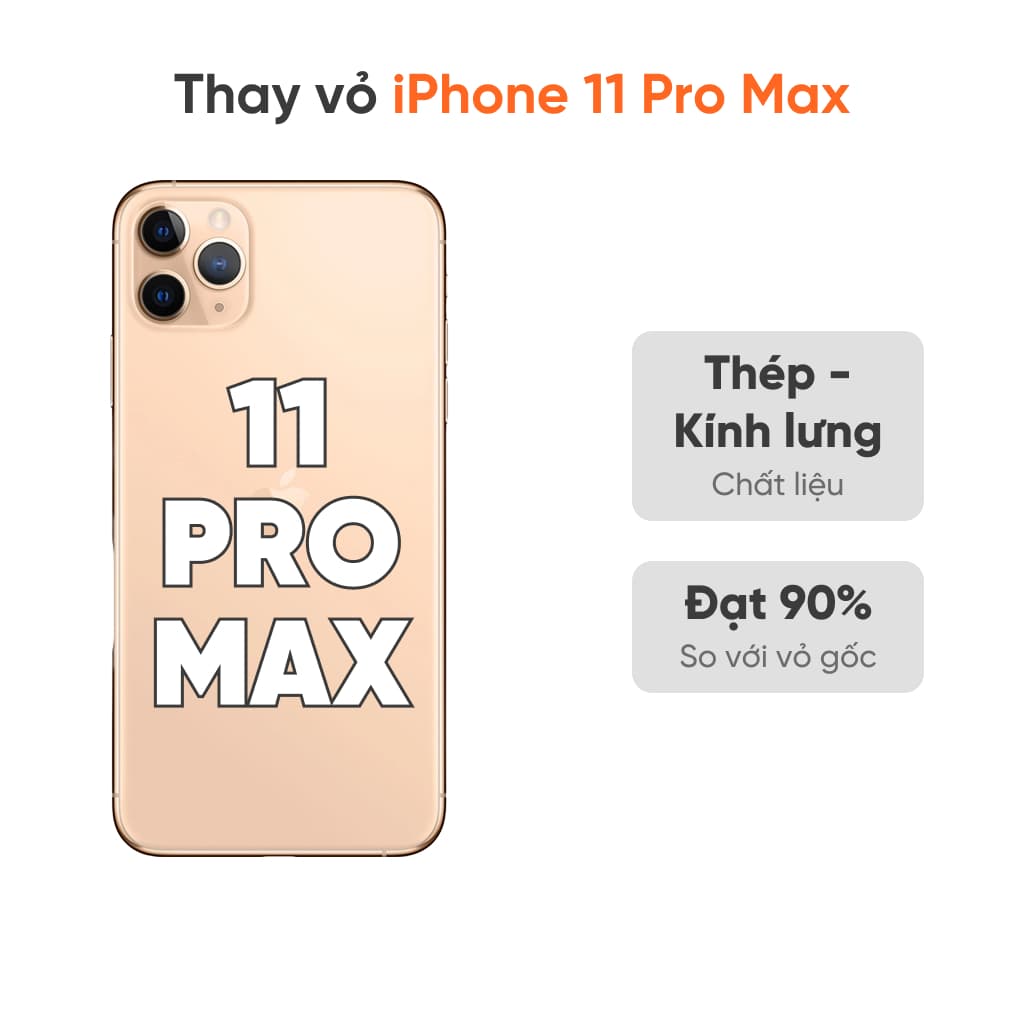 Thay vỏ iPhone 11 Pro Max loại XFIX