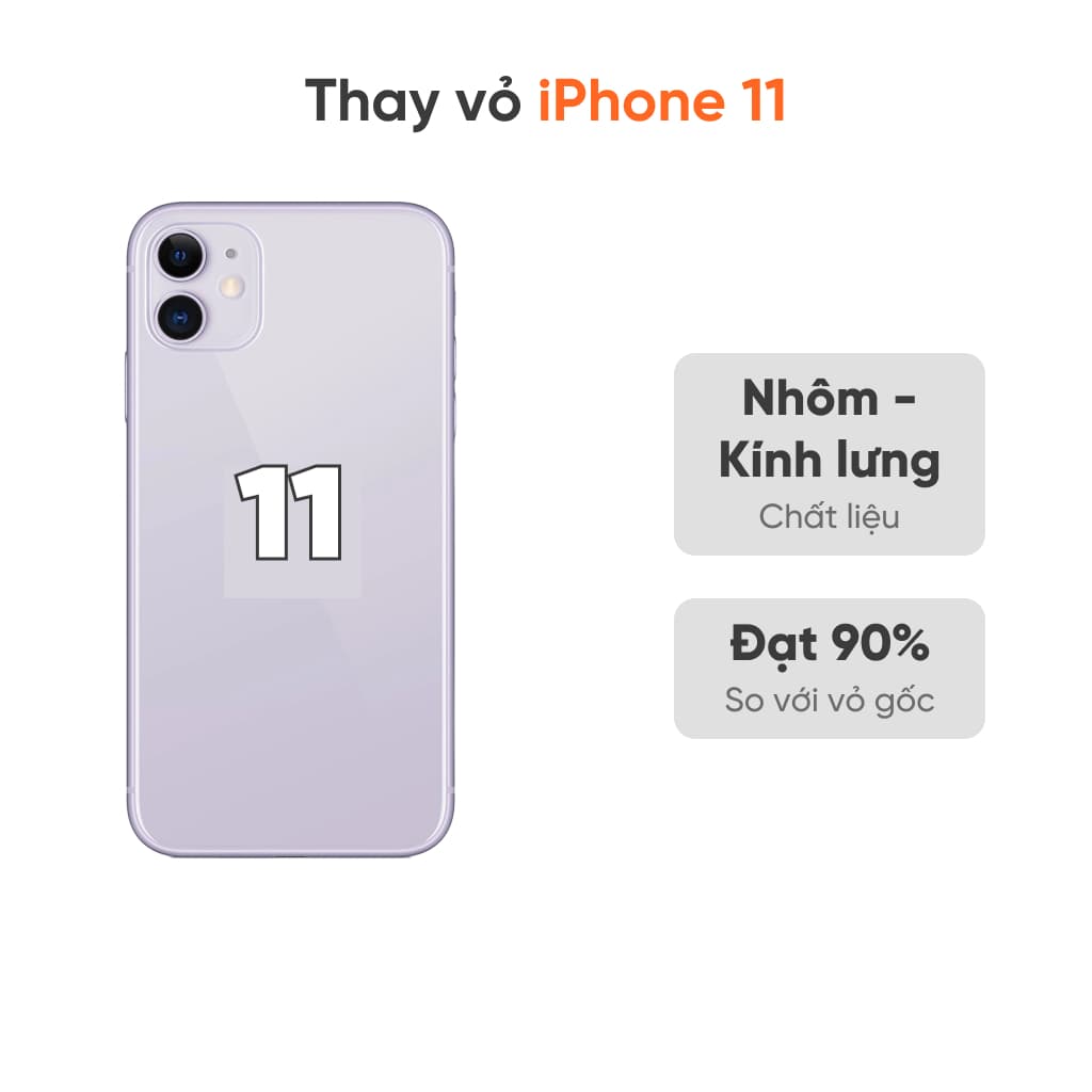 Thay vỏ iPhone 11 loại XFIX