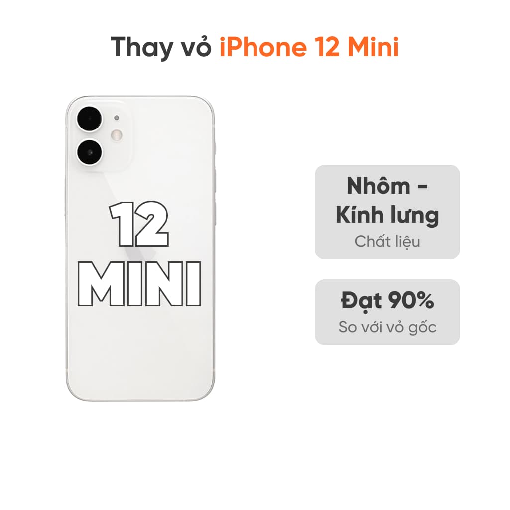 Thay vỏ iPhone 12 Mini 5G loại XFIX