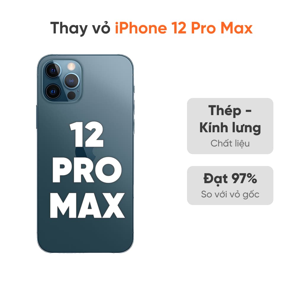 Thay vỏ iPhone 12 Pro Max 5G loại XFIX