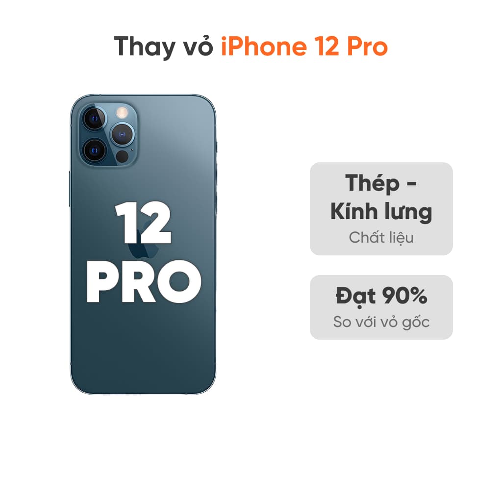Thay vỏ iPhone 12 Pro 5G loại XFIX