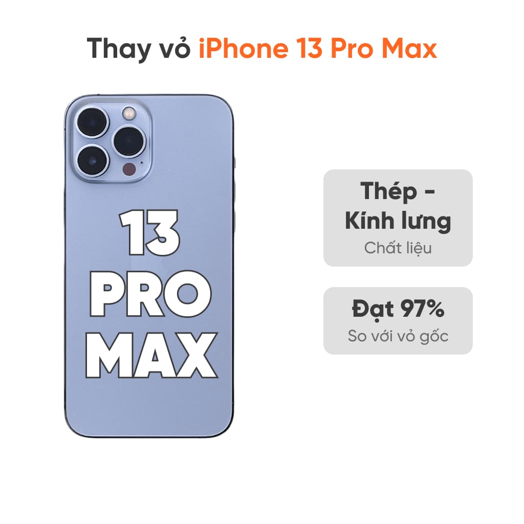 Thay vỏ iPhone 13 Pro Max 5G loại XFIX