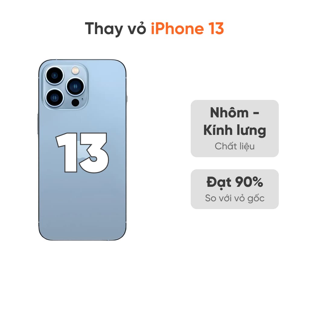 Thay vỏ iPhone 13 5G loại XFIX