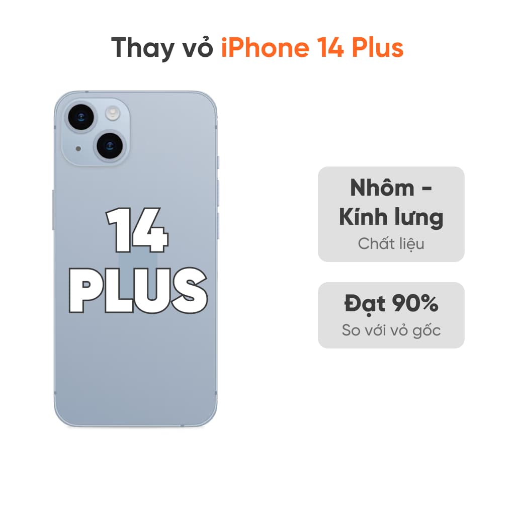 Thay vỏ iPhone 14 Plus 5G loại XFIX