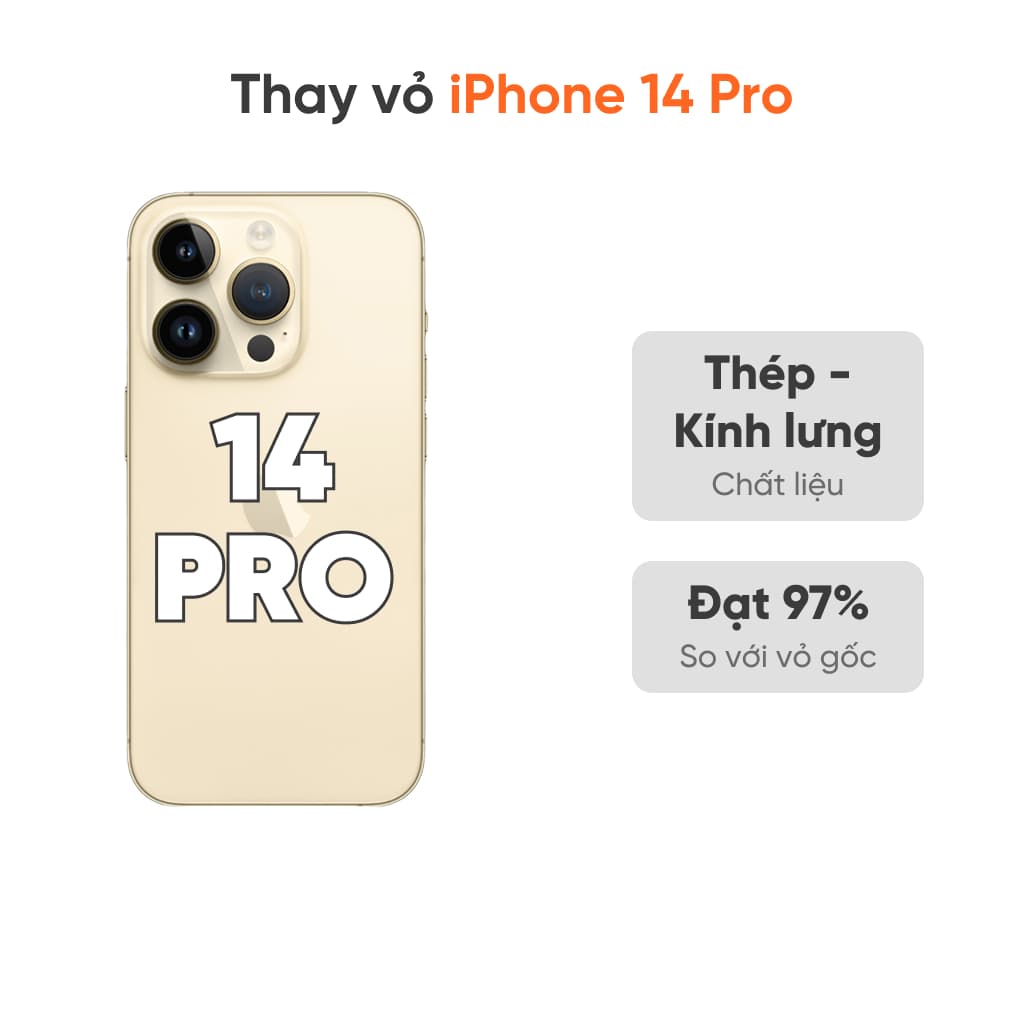 Thay vỏ iPhone 14 Pro 5G loại XFIX
