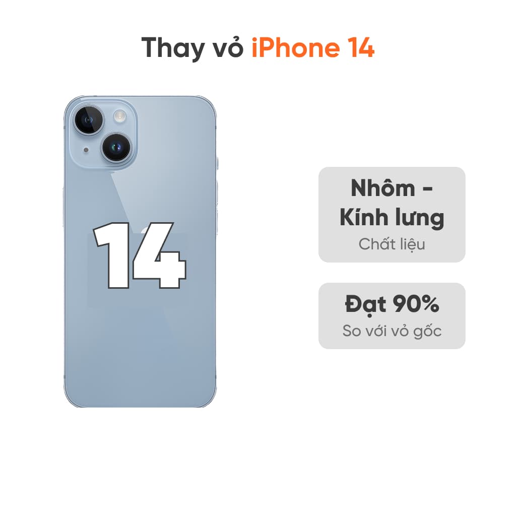 Thay vỏ iPhone 14 5G loại XFIX