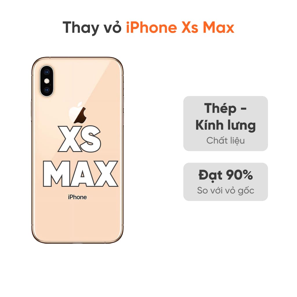 Thay vỏ iPhone Xs Max loại XFIX