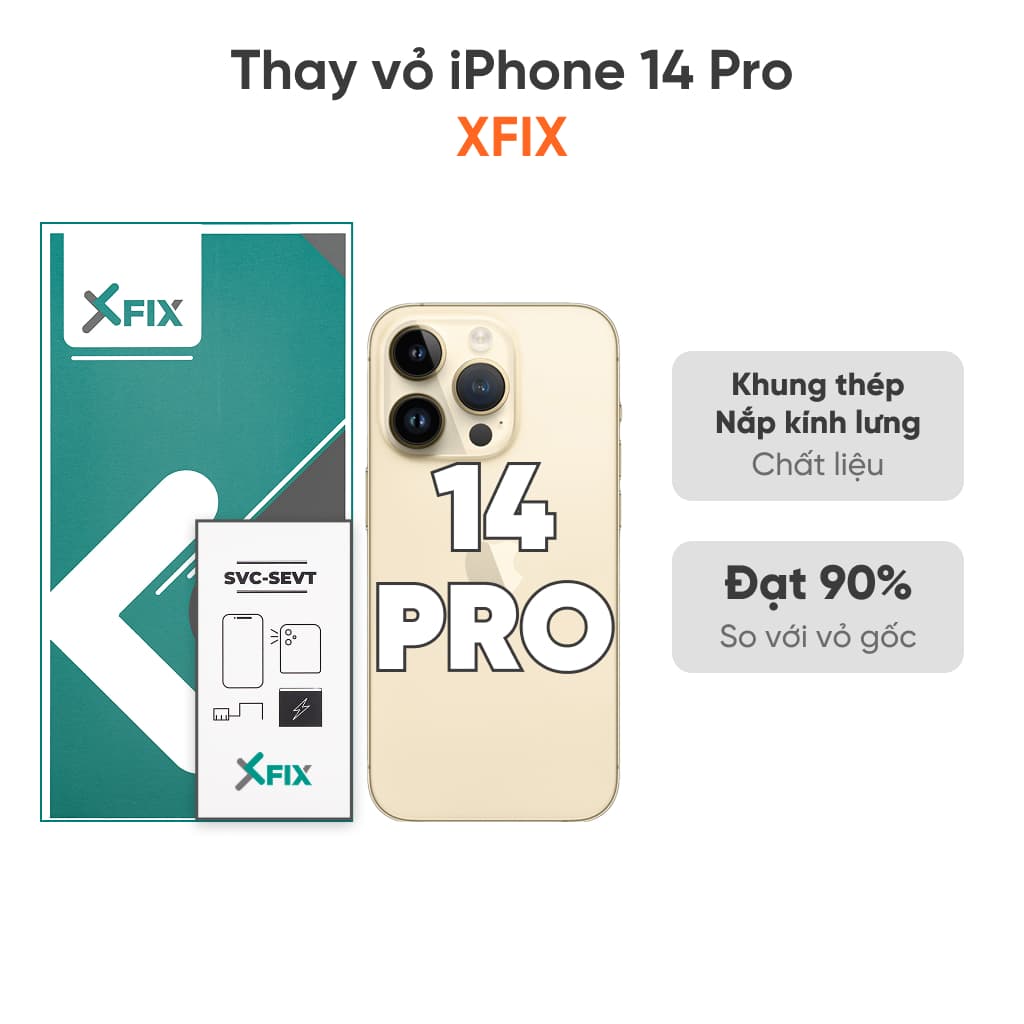 Thay vỏ iPhone 14 Pro 4G loại XFIX