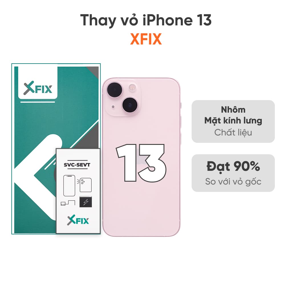 Thay vỏ iPhone 13 4G loại XFIX