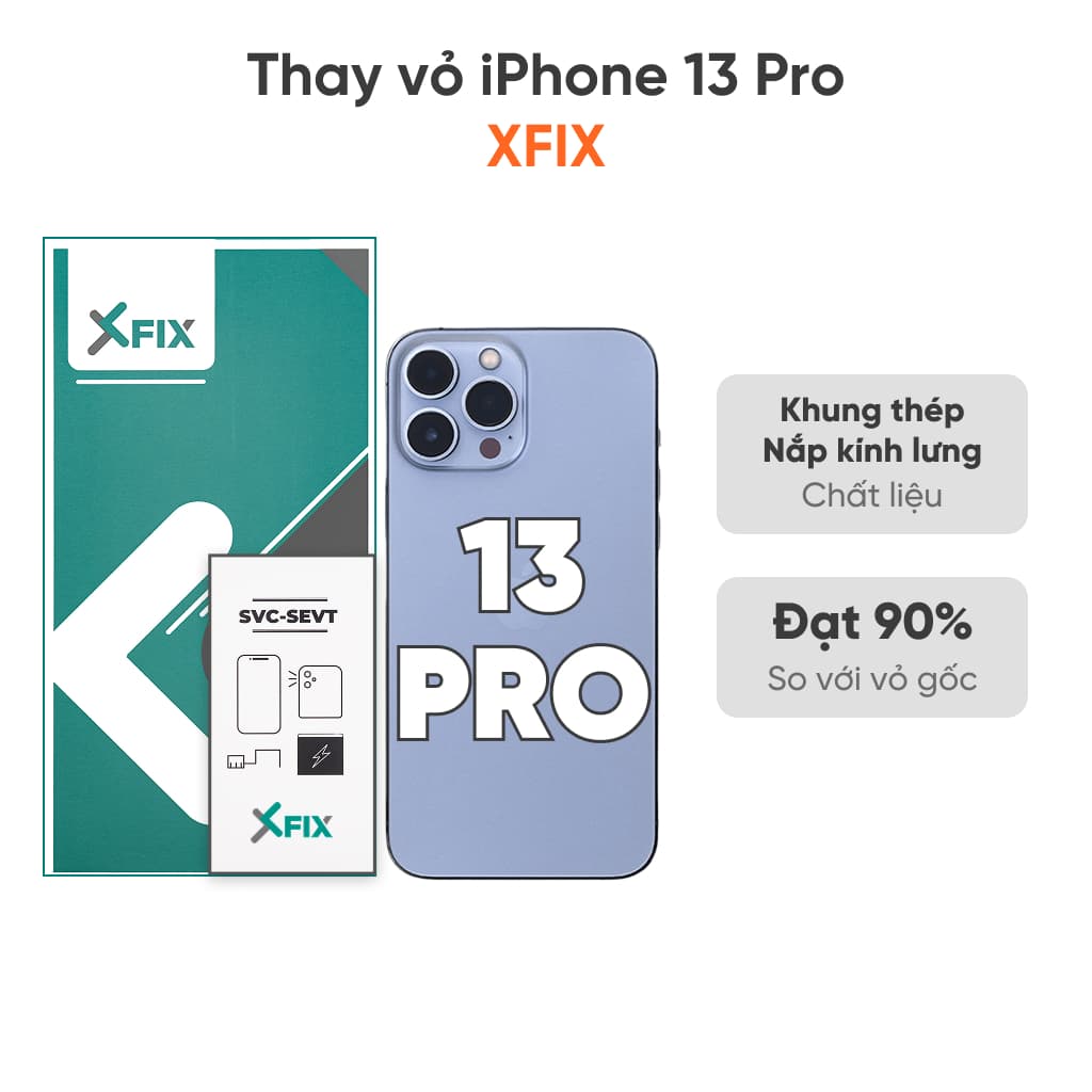 Thay vỏ iPhone 13 Pro 4G loại XFIX