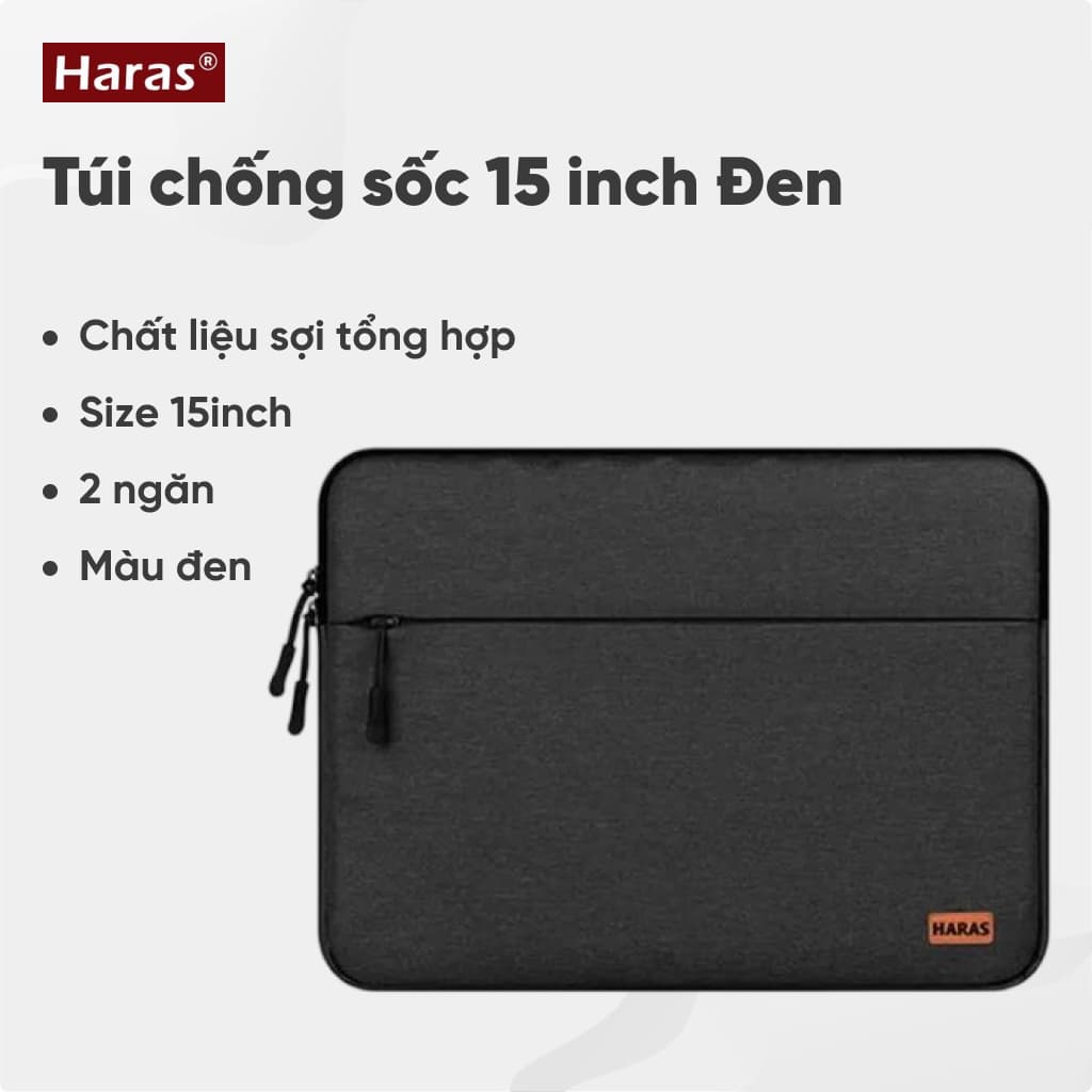 Túi chống sốc 15 inch Đen