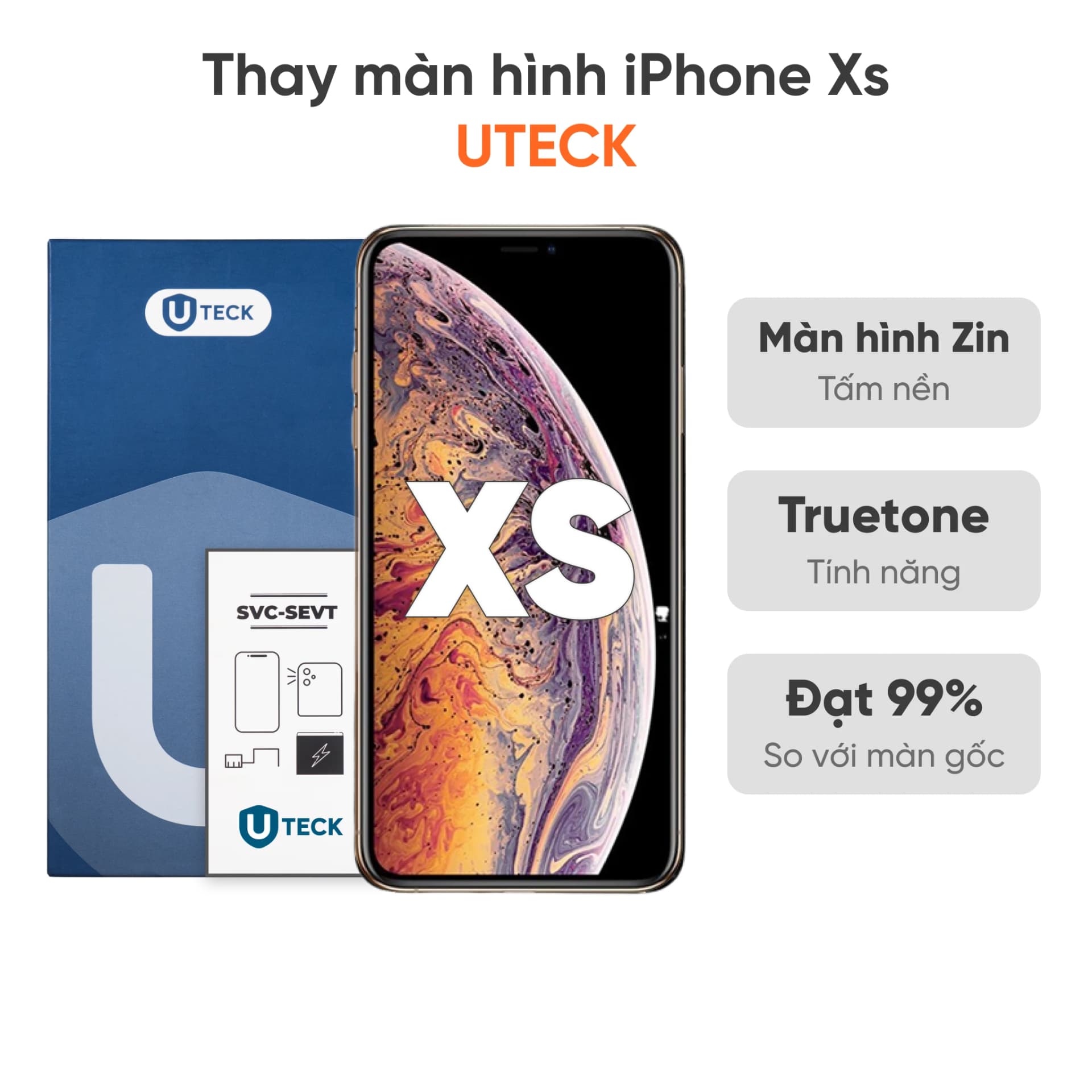 Thay màn hình iPhone Xs loại UTECK